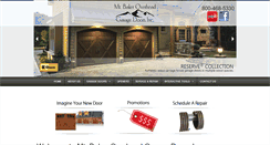 Desktop Screenshot of mtbakerdoorsinc.com