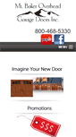 Mobile Screenshot of mtbakerdoorsinc.com